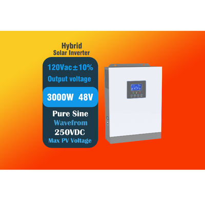 IXCEED 3K-LV Hybrid Solar Inverter With 80V~250V PV Input  120Vac Output